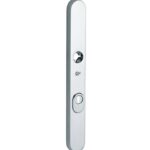 SKG3 ovaal smal schild PC72 buiten met kerntrekbeveiliging glans chroom