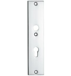 SKG3 rechthoekig schild PC92 binnen glans chroom