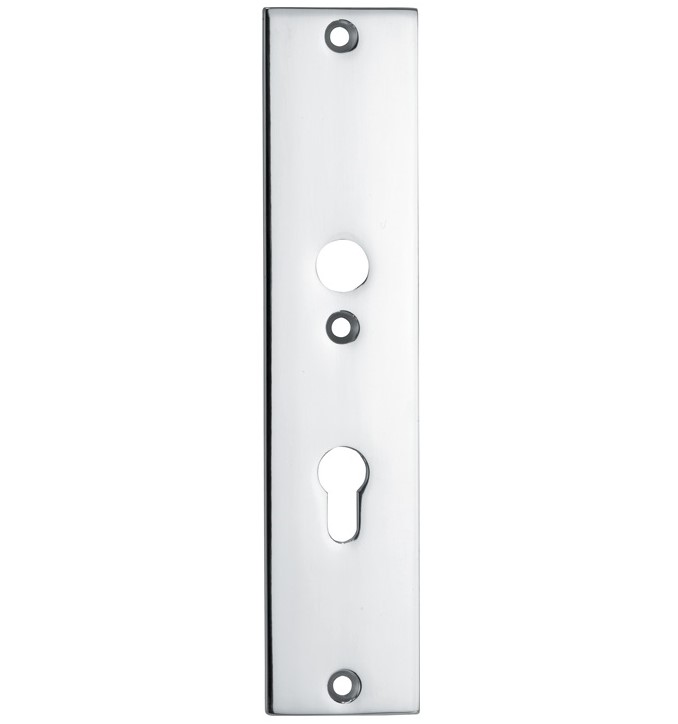 SKG3 rechthoekig schild PC55 binnen glans chroom