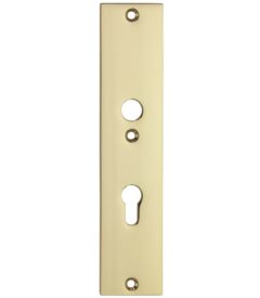 SKG3 rechthoekig schild PC92 binnen messing ongelakt