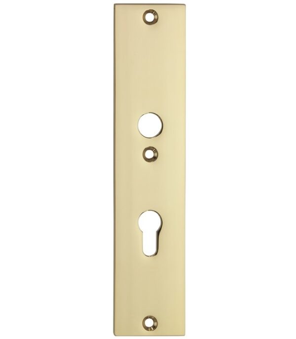 SKG3 rechthoekig schild PC55 binnen messing ongelakt