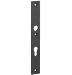 SKG3 rechthoekig smal schild PC92 binnen mat zwart