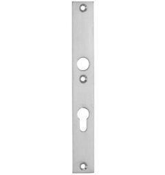 SKG3 rechthoekig smal schild PC92 binnen mat chroom