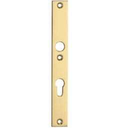 SKG3 rechthoekig smal schild PC55 binnen messing ongelakt