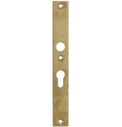 SKG3 rechthoekig smal schild PC92 binnen messing antiek