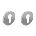 Intersteel cilinderrozetten verdekt ø53x9mm rvs