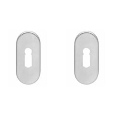 Intersteel sleutelrozetten verdekt ovaal 65x30x5mm rvs