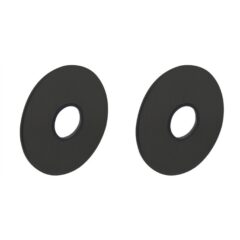 Intersteel rozetten zelfklevend ø55x2mm structuur zwart