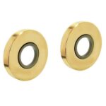 Intersteel rozetten verdekt ø49x7mm messing ongelakt