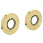 Intersteel rozetten verdekt ø49x7mm messing gelakt
