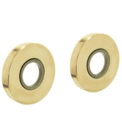 Intersteel rozetten verdekt ø49x7mm messing gelakt