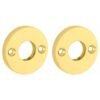 Set van twee krukrozetten Elegant messing gelakt