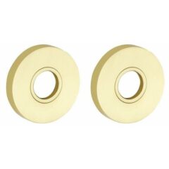 Set van twee krukrozetten Vivo messing gelakt