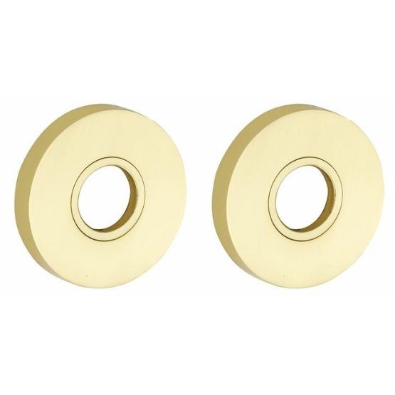 Set van twee krukrozetten Vivo messing gelakt