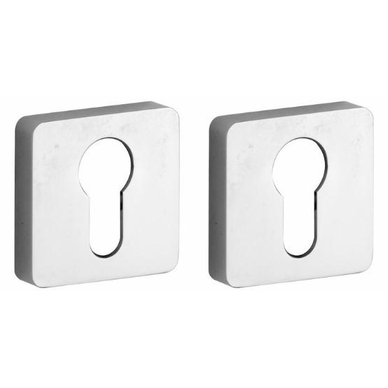 Set van twee PC-plaatjes Minimal/Maximal glans chroom