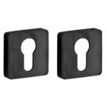 Set van twee PC-plaatjes Minimal/Maximal pvd mat zwart