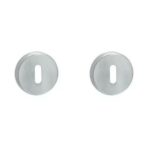 Set van twee sleutelplaatjes WCX rvs mat