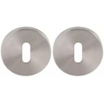 Set van twee sleutelplaatjes Permafix Proline rvs mat