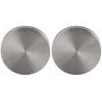 Set van twee Blinde Plaatjes Permafix Proline rvs mat