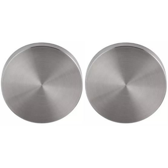 Set van twee Blinde Plaatjes Permafix Proline rvs mat