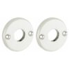 Set van twee krukrozetten Facet glans nikkel