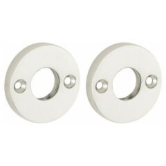 Set van twee krukrozetten Elegant glans nikkel