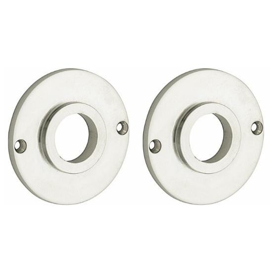 Set van twee krukrozetten Chemin de Fer 40mm glans nikkel