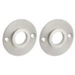 Set van twee krukrozetten Chemin de Fer 40mm mat nikkel ongelakt