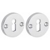 Set van twee sleutelplaatjes Elegant BB glans chroom