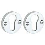 Set van twee PC-Plaatjes Elegant BB glans chroom