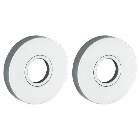 Set van twee krukrozetten Vivo glans chroom