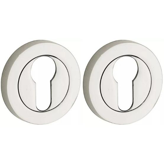 Set van twee PC-Plaatjes Vivo BB glans nikkel