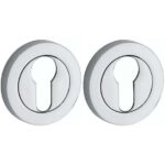 Set van twee PC-Plaatjes Vivo BB glans chroom