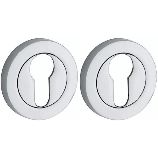 Set van twee PC-Plaatjes Vivo BB glans chroom