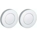 Set van twee blinde plaatjes Vivo BB glans chroom