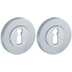 Set van twee sleutelplaatjes Vivo BB mat chroom