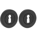 Set van twee sleutelplaatjes Vivo BB mat zwart