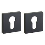 Set van twee PC-Plaatjes Bauhaus verdekt mat zwart