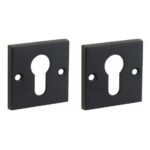 Set van twee PC-Plaatjes Bauhaus mat zwart