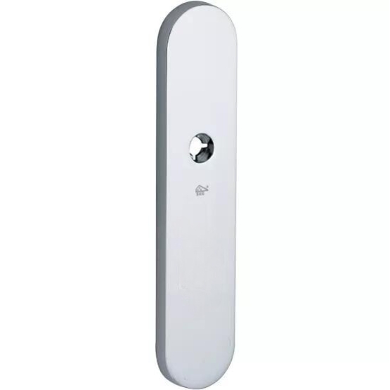 SKG3 ovaal schild blind buiten glans chroom