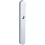 SKG3 ovaal smal schild blind buiten mat chroom