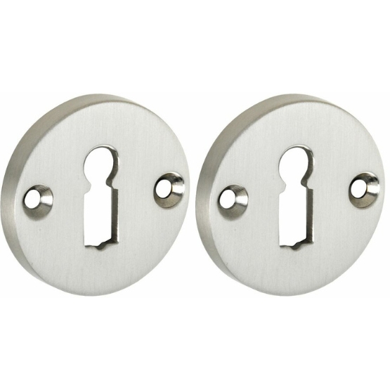 Set van twee sleutelplaatjes Elegant BB mat nikkel ongelakt