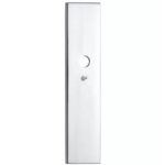 SKG3 rechthoekig schild blind buiten glans chroom