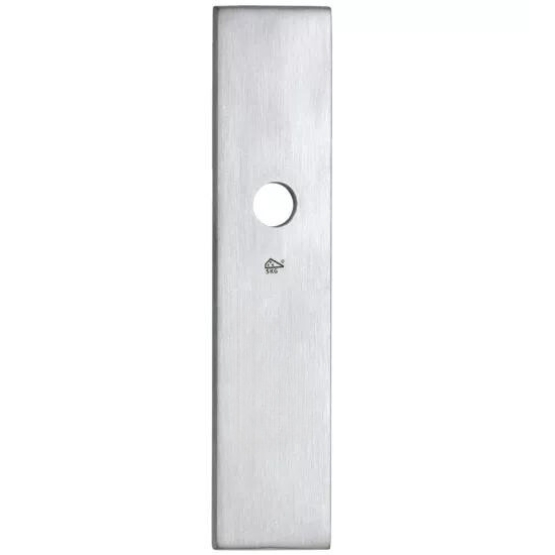 SKG3 rechthoekig schild blind buiten mat chroom