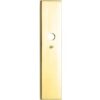 SKG3 rechthoekig schild blind buiten messing PVD