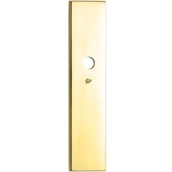 SKG3 rechthoekig schild blind buiten messing PVD