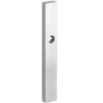 SKG3 rechthoekig smal schild blind buiten mat nikkel PVD