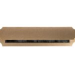 Tochtklep Art-Nouveau messing antiek