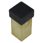 ODShop deurstop vloermontage 25x58mm messing gepolijst