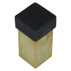 ODShop deurstop vloermontage 25x58mm messing gepolijst